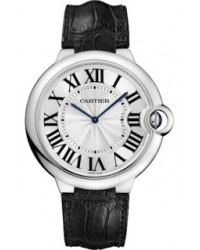 Cartier Ballon Bleu  Automatic Men's Watch, 18K White Gold, Silver Dial, W6920055