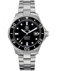 Tag Heuer Aquaracer  Automatic Men's Watch, Stainless Steel, Black Dial, WAN2110.BA0822