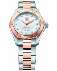 Tag Heuer Aquaracer  Automatic Women's Watch, Stainless Steel, White Dial, WAP2351.BD0838