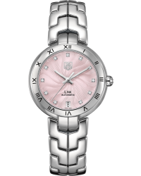 Tag Heuer Link  Automatic Women's Watch, Stainless Steel, Pink Dial, WAT2313.BA0956