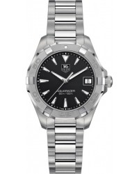 Tag Heuer Aquaracer  Quartz Women's Watch, Stainless Steel, Black Dial, WAY1310.BA0915