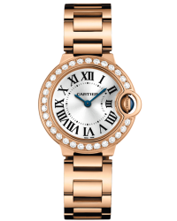 Cartier Ballon Bleu  Automatic Women's Watch, 18K Rose Gold, Silver Dial, WE9002Z3