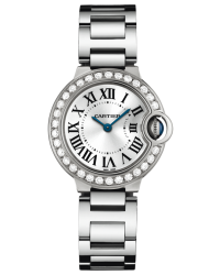Cartier Ballon Bleu  Quartz Women's Watch, 18K White Gold, Silver Dial, WE9003Z3