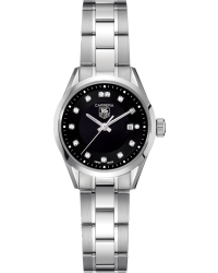 Tag Heuer Carrera  Quartz Women's Watch, Stainless Steel, Black Dial, WV1410.BA0793