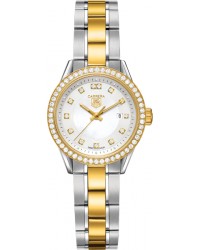 Tag Heuer Carrera  Quartz Women's Watch, 18K Yellow Gold, White Dial, WV1451.BD0797