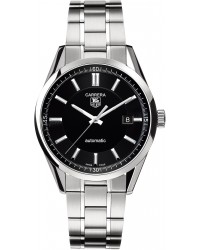 Tag Heuer Carrera  Automatic Men's Watch, Stainless Steel, Black Dial, WV211B.BA0787