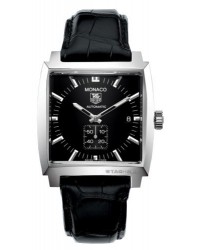 Tag Heuer Monaco  Automatic Men's Watch, Stainless Steel, Black Dial, WW2110.FC6177