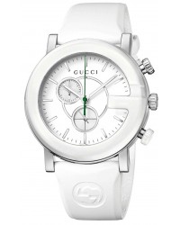 Gucci G-Chrono  Quartz Men's Watch, Stainless Steel, White Dial, YA101346