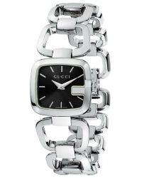 Gucci G-Gucci  Quartz Women's Watch, Stainless Steel, Black Dial, YA125510