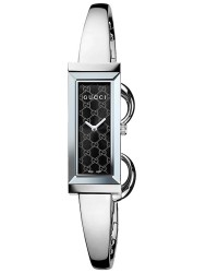 Gucci G-Frame  Quartz Women's Watch, Stainless Steel, Black Dial, YA127512