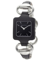 Gucci 1921  Quartz Women's Watch, Stainless Steel, Black Dial, YA130402