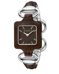 Gucci 1921  Quartz Women's Watch, Stainless Steel, Brown Dial, YA130403